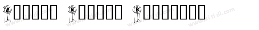 Winner Narrow Bold字体转换